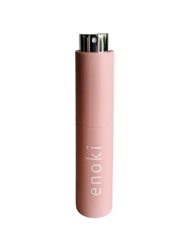 Pink perfume bottle